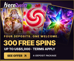 Here2Win — попап C, 300 спинов